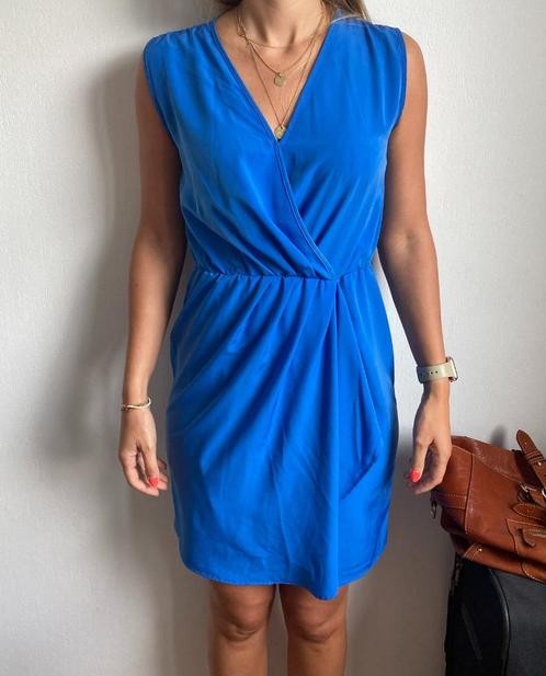 Lichtblauwe jurk maat XS, Kleding | Dames, Jurken, Maat 34 (XS) of kleiner, Blauw, Boven de knie, Ophalen of Verzenden