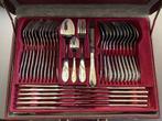 Vintage bestek Solingen Modell Exclusiv verguld, in koffer, Huis en Inrichting, Keuken | Bestek, Ophalen of Verzenden, Zo goed als nieuw