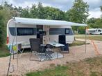 Hobby caravan 2014 met cassette luifel, Luifel, Rondzit, Hobby, Frans bed