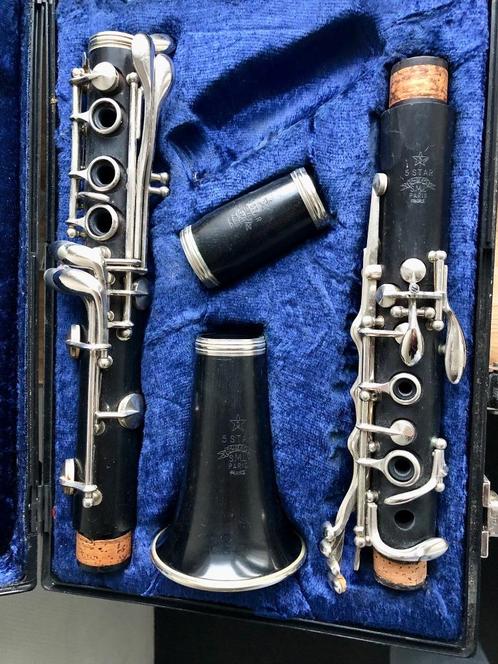 SML '5 Star' klarinet, Muziek en Instrumenten, Blaasinstrumenten | Klarinetten, Gebruikt, Bes-klarinet, Hout, Met koffer, Ophalen of Verzenden