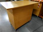 Werktafel hout met metalen frame, Doe-het-zelf en Bouw, Werkbanken, 120 tot 170 cm, Gebruikt, Ophalen of Verzenden