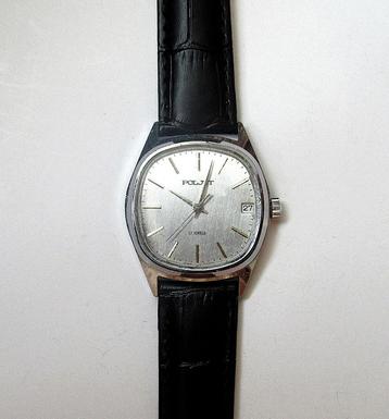 Poljot vintage herenhorloge met datum, USSR 1970's  beschikbaar voor biedingen