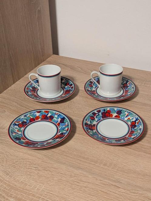 Rare Guy Laroche Paris Limoges porseleinen koffieset, Antiek en Kunst, Antiek | Servies compleet, Ophalen of Verzenden