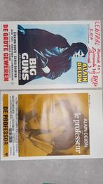 Lot de 2 affiches cinéma Alain Delon, Comme neuf, Enlèvement ou Envoi