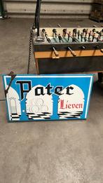 Emaille bord Pater Lieven, Verzamelen, Merken en Reclamevoorwerpen, Ophalen, Zo goed als nieuw