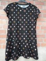 Damesjurk. maat XXL (Disgual) zwart/veelkleurig, Kleding | Dames, Jurken, Verzenden, Zwart, Maat 46/48 (XL) of groter, Nieuw