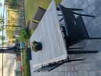 Tuintafel 2m +6 tuinstoelen, Tuin en Terras, Ophalen, Zo goed als nieuw