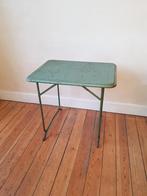 Vintage metalen plooitafel - LAMA  - 1960 bistrotafel, Ophalen of Verzenden, Huis en Inrichting