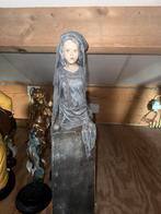 Groot modern beeld vrouw met sluier – 1 meter –metaal & hars, Antiek en Kunst, Ophalen of Verzenden