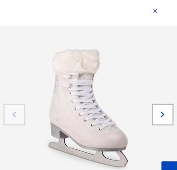 Witte kunstschaatsen Maat 40, witte en zilvere kleuren beschikbaar voor biedingen