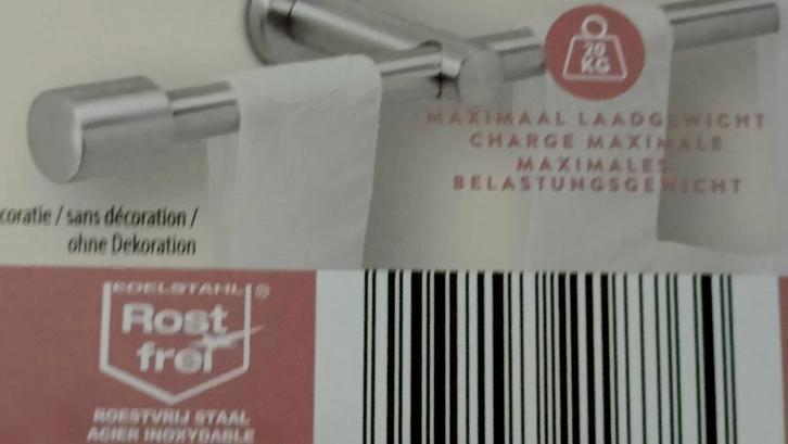 NOUVEAU - Tringle à rideau extensible en inox 113-200 cm, Maison & Meubles, Ameublement | Rideaux & Stores à lamelles, Neuf, Enlèvement