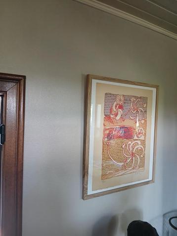 Pierre Alechinsky litho uit 1972.43x55.55/60., Enlèvement ou Envoi