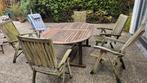 Ensemble de meubles de jardin, Jardin & Terrasse, Enlèvement, Utilisé, Bois, 6 places