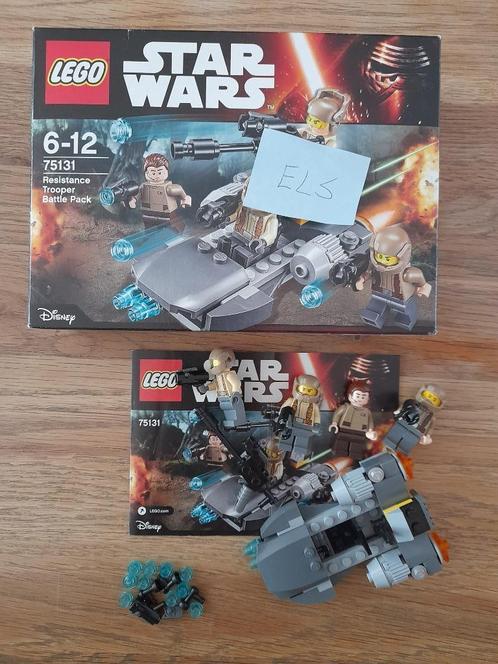Lego star wars: 75131 Resistance Trooper battle pack, Kinderen en Baby's, Speelgoed | Duplo en Lego, Zo goed als nieuw, Lego, Complete set