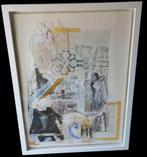 piece unique "collage". achter glas, Ophalen