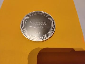 STONE X MUNT 100 YEARS ZILVEREN MUNT 1 OUNCE  beschikbaar voor biedingen
