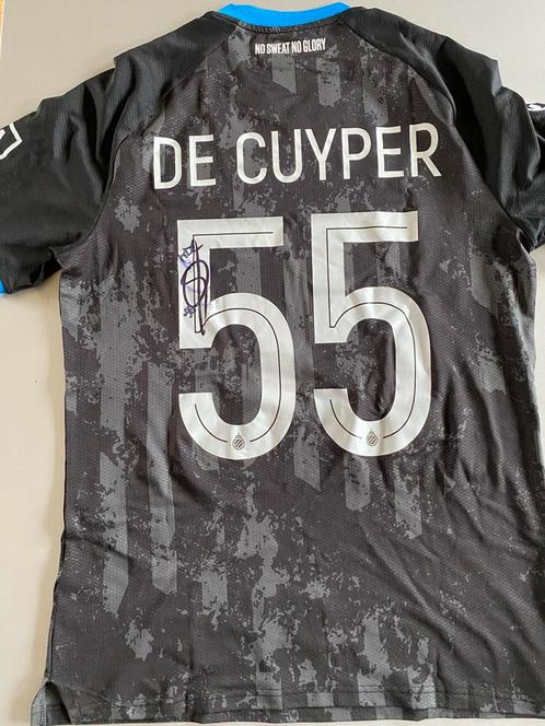 Matchwornshirt Maxim De Cuyper (Man. C- Club Brugge), Verzamelen, Sportartikelen en Voetbal, Zo goed als nieuw, Shirt, Ophalen of Verzenden