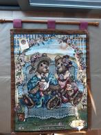 Wanddecoratie, wandtapijt Body Bears and Friends Boyds Colle, Verzamelen, Ophalen of Verzenden, Gebruikt, Overige typen, Overige merken