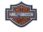 Harley Davidson logo XL strijk patch - 30 x 25 cm (groot), Motoren, Nieuw