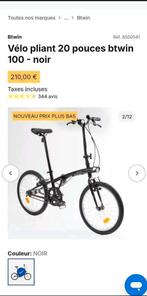BTWIN 20 inch vouwfietsen, nieuw, Fietsen en Brommers, Fietsen | Vouwfietsen, Ophalen, Nieuw