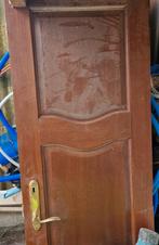 Massieve houten deur, Ophalen, Gebruikt