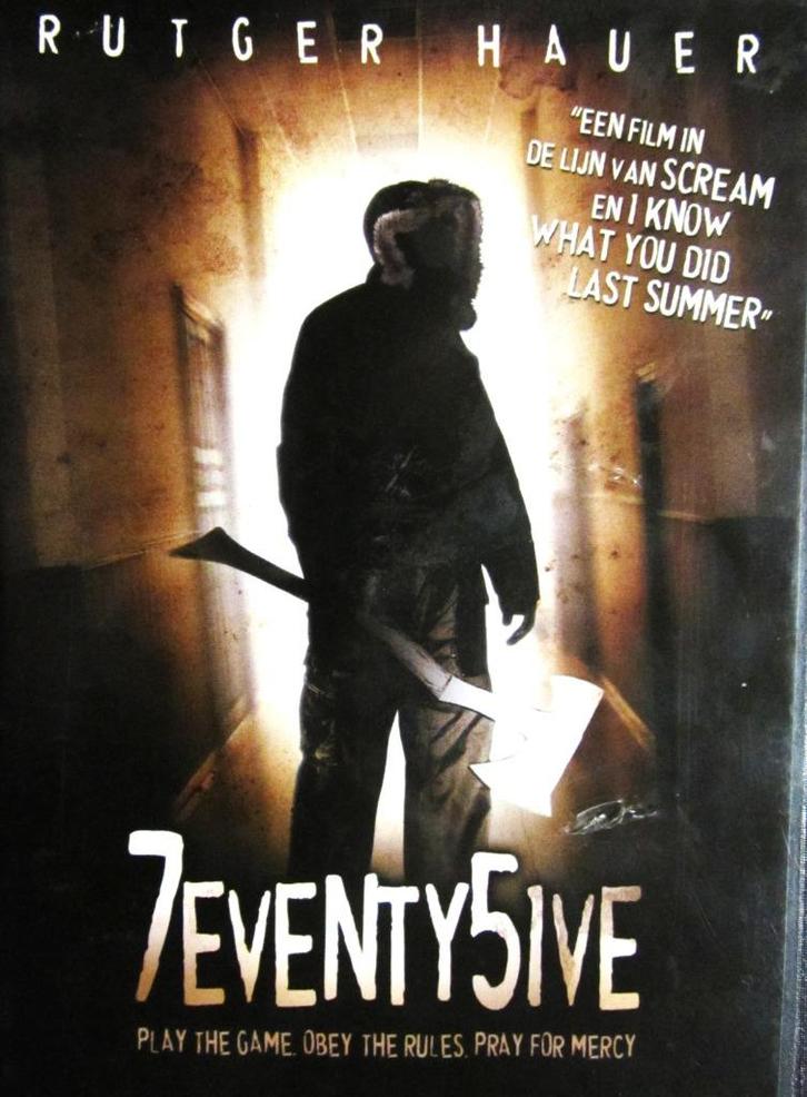 DVD HORROR/THRILLER- 7EVENTY5IVE (RUTGER HAUER), Cd's en Dvd's, Dvd's | Horror, Zo goed als nieuw, Overige genres, Alle leeftijden