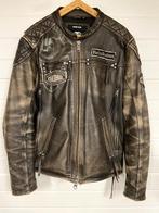Veste cuir look vintage Harley-Davidson en aspect neuf !, Motos, Utilisé