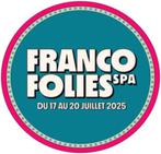 2 tickets Francofolies de spa dimanche 20 juillet, Tickets en Kaartjes