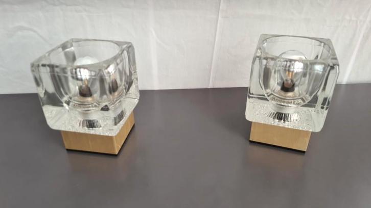 Peill & Putzler, ensemble de lampes Ice Cube, Antiquités & Art, Antiquités | Éclairage, Enlèvement ou Envoi