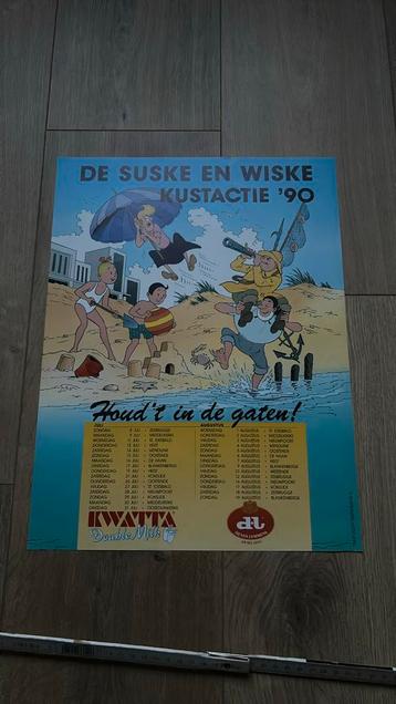 Vandersteen suske en wiske affiche kustactie 1990