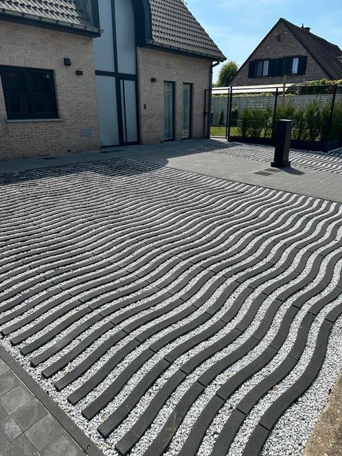 Waterdoorlatende grasbetontegels, Tuin en Terras, Tegels en Klinkers, Ophalen