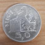 Zilveren munten 50 frank Belgische Prins Charles type Mercur, Ophalen of Verzenden, Zilver, Zilver