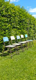5x Retro stoelen – Vintage & Stoer
Set van 5 metalen stoelen, Ophalen, Gebruikt
