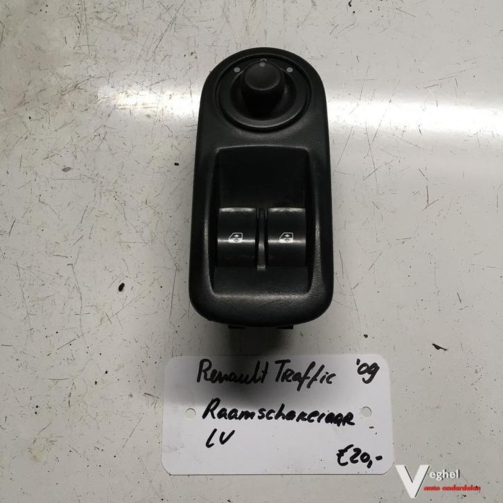 Renault Traffic 2009 2.0 diesel   Raamschakelaars met spiege, Auto-onderdelen, Dashboard en Schakelaars, Gebruikt, Ophalen of Verzenden