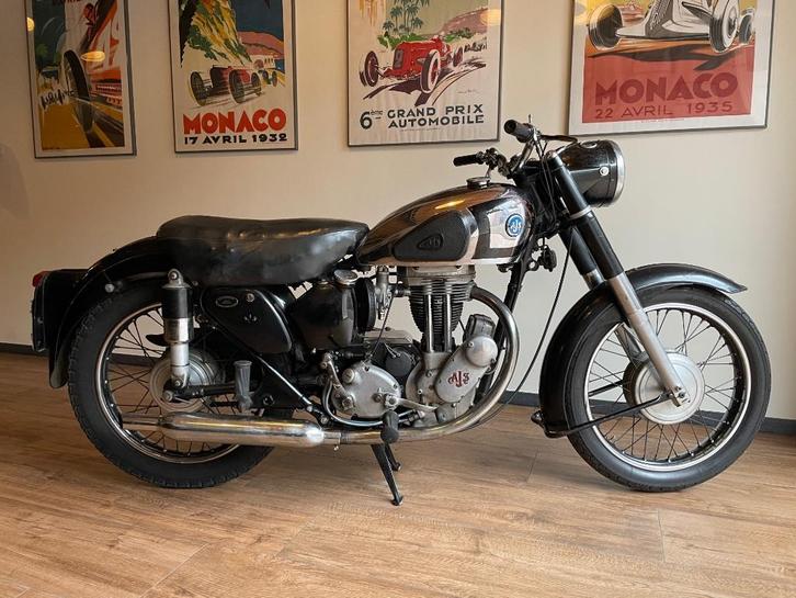 1955 AJS 16 MS motor 350 cc Origineel Nederlands, Motoren, Motoren | Oldtimers, Toermotor, 11 kW of minder, 1 cilinder, Ophalen