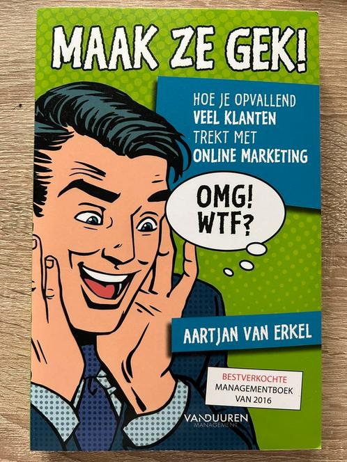 Aartjan van Erkel - Maak ze gek!, Boeken, Wetenschap, Gelezen, Ophalen of Verzenden