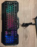 Gaming toetsenbord LED, Computers en Software, Toetsenborden, Ophalen, Azerty, Zo goed als nieuw, Gaming toetsenbord