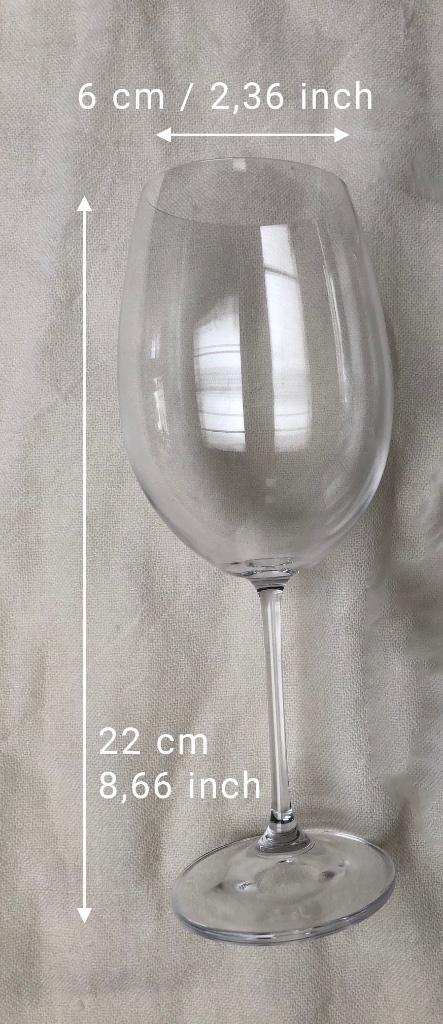 Val Saint Lambert - set van 2 kristallen glazen - 22 cm H, Antiek en Kunst, Antiek | Glaswerk en Kristal, Ophalen of Verzenden
