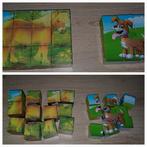 Lot 2 Puzzle Cubes Animaux, 10 à 50 pièces, Utilisé, Enlèvement ou Envoi