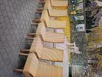 Tafel en stoelen, Huis en Inrichting, Tafels | Eettafels, 200 cm of meer, 50 tot 100 cm, Modern, Gebruikt
