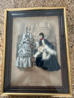 Franse modeprent uit de 19e eeuw, Antiek en Kunst, Ophalen