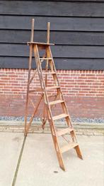 Brocante trap, industriële trap, ladder, schilders trap😍, Antiek en Kunst, Ophalen of Verzenden