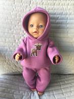 191. Babyborn: Nieuwe roze jogging, Kinderen en Baby's, Speelgoed | Poppen, Ophalen of Verzenden, Nieuw, Babypop