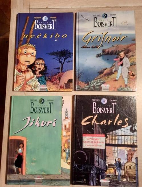 Julien Boisvert-lot 4 albums-histoire complète, Boeken, Stripverhalen, Gelezen, Meerdere stripboeken, Ophalen