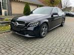 Mercedes C 200 d AMG LINE COMAND CAMERA PDC LEDER, Auto's, Automaat, 4 deurs, Zwart, Leder
