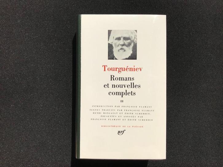 Tourguéniev - Romans et nouvelles complets T3 - La Pléiade, Boeken, Overige Boeken, Nieuw, Ophalen of Verzenden