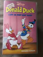 VHS Disney Donald Duck laat je niet met rust, Cd's en Dvd's, Ophalen of Verzenden