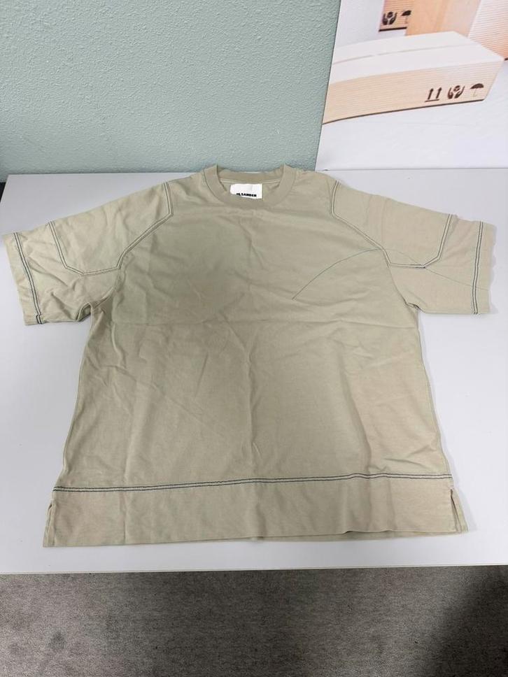 JilSander T-shirt M/L – Heren – Oversized – Groen – Designer, Kleding | Heren, T-shirts, Zo goed als nieuw, Maat 48/50 (M), Groen