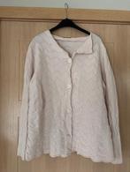 Beige gilet Musetti maat XL (nr3657), Kleding | Dames, Truien en Vesten, Beige, Maat 46/48 (XL) of groter, Ophalen of Verzenden