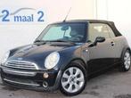 MINI Cabrio Cooper 1.63i Cabrio/Leder/Airco (bj 2005), Auto's, Mini, 4 zetels, Gebruikt, Zwart, 4 cilinders